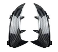lèvre de carrosserie lèvre de Spoiler Protecteur Pare-Choc calandre, Aspect Carbone, aileron arrière Voiture, Modification Conception en matière Plastique ABS(Silver)
