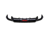 Lèvre de diffuseur de pare-chocs arrière de voiture avec séparateur de protection de lumière LED, Compatible Pour Toyota Camry 8th Sport SE XSE 2018 2019 2020 2021 2022 2023(Glossy Black)