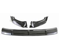 Lèvre De Pare-Chocs Avant Becquet De Pare-Choc Avant Automatique Pelle Diffuseur Séparation Lèvre Kit Protection en PP pour VW pour Tiguan L 2017 - 2020 Accessoires de Voiture(Fibre de Carbone)