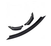 Lèvre de pare-chocs avant de voiture Lame de pare-choc pour avant pour Tesla, modèle 3 2023 et Y 2024, nouveau corps noir en carbone PP inférieur(Model 3 Matte Black)