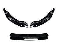 Lèvre de Pare-Chocs Avant, diffuseur et aileron, Accessoire Auto Compatible avec Les BMW Série 3 et 4, M3, M4, F80, F82 et F83 (Noir Brillant).