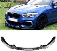 Lèvre de Pare-Chocs Avant pour BMW Série 1 F20 F21 M-Pack M118i M120i M135i 2015-2019,Spoiler Avant Voiture Séparateur Diffuseur Becquet Pare-Chocs Kit Haute Résistance Protection