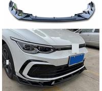 Lèvre de Pare-Chocs Avant pour VW Golf 8 MK8 Ⅷ R GTI GTD GTE 2019-2022,Spoiler Avant Voiture Séparateur Diffuseur Becquet Pare-Chocs Kit Haute Résistance Protection