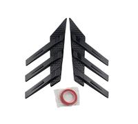 lèvre de Spoiler Accessoire arrière de Voiture, becquet latéral, Garniture de séparateur, persienne Triangulaire, Pare-Soleil de fenêtre, Pare-Brise(Pairs Black)