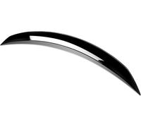 Lèvre de spoiler arrière, plastique ABS, facile à installer, noir brillant