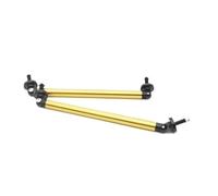 lèvre de Spoiler Barres de séparation universelles en Acier, 2 pièces, 45/75/100/150/200mm, Barres de séparation pour Pare-Chocs lèvre de Protection(2Pcs 200mm Yellow)