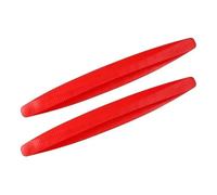 lèvre de Spoiler Lot de 2 Autocollants universels Anti-Collision pour Pare-Chocs Avant et arrière de Voiture, Bandes Anti-Rayures lèvre de Protection(Red)