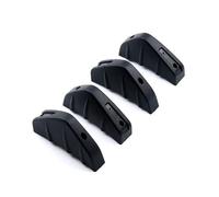 lèvre de Spoiler Lot de 4 diffuseurs de Pare-Chocs arrière universels en Fibre de Carbone pour Voiture, aileron ABS, Anti-Collision lèvre de Protection(A)