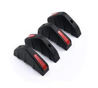 lèvre de Spoiler Lot de 4 diffuseurs de Pare-Chocs arrière universels en Fibre de Carbone pour Voiture, aileron ABS, Anti-Collision lèvre de Protection(B)