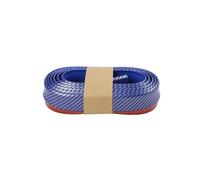 lèvre de Spoiler Protecteurs en Caoutchouc pour Pare-Chocs Avant de Voiture de 2,5 m, becquet de carrosserie, moulures extérieures Brillantes lèvre de Protection(Blue)