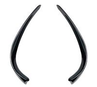 lèvre d'impact Convient pour Mercedes Fit for Benz Classe C W205 2015 2016 2017 2018 Pare-Chocs Avant Spoiler latéral Splitter Air Blade lèvre de carrosserie(Type 1 Carbon Look)