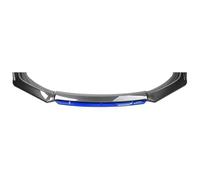 Lèvre Pare-Chocs Avant pour Audi TT 2 Seats MK2 2007-2014, Voiture Becquets Avant Lame De Pare-Choc Lèvre Spoiler Séparateur Kits Carrosserie Accessoire,D-Carbon Fiber Blue