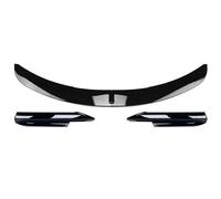 Lèvre Pare-Chocs Avant pour Série 3 E90 E91 M-Tech 2005-2008 Spoiler De Pare-Chocs Avant avec Diffuseur Aileron Avant Voiture(1 Set Gloss Black)