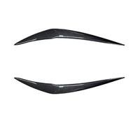 Lèvre Pare-Chocs Avant Voiture Paire D'autocollants pour Phares Voiture Sourcils Et Paupières Maléfiques pour BMW F20 F21 116d 118i 120i 120d M135i 2015 - 2019(Look de Carbone)