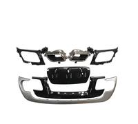Lèvre Pare-chocs Diffuseur Arrière Pour Land Pour Rover Pour Range Pour Rover Pour Velar Queue Tuyau D'échappement Becquet Support Cadre Séparateur Diffuseur Pare-Chocs Arrière(Argent)