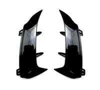 Lèvre Pare-Chocs Pour Benz W177 Berline A180 Diffuseur Arrière | A200 A220 A250 A35 2019 Vers Haut Garniture Ventilation Lèvre Côté Canards Séparateur D'aileron(Glossy Black)