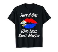 Lèvres bouche amour drapeau Saint-Maarten T-Shirt