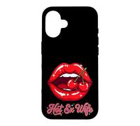 Lèvres de Cerise Sexy d'une ex épouse Sexy Coque pour iPhone 16