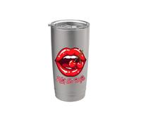 Lèvres de cerise sexy d'une ex épouse sexy Gobelet isotherme en acier inoxydable double paroi
