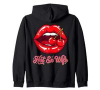Lèvres de Cerise Sexy d'une ex épouse Sexy Sweat à Capuche