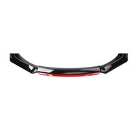 Lèvres de Pare-Chocs Avant pour Ford Foucs MK2 2004-2011,Spoiler Lèvre Avant Corps Lèvre Pare Chocs Avant Séparateur Lèvre Diffuseur Aileron Avant Spoiler,C-Black Red