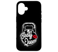 Lèvres d'entraînement Kettlebell Booty Queen Gym Coque pour iPhone 16