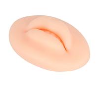 Lèvres en Silicone 3D, Fausses Lèvres Semi-permanentes Douces au Toucher Réel pour L'entraînement au Microblading (Beige clair)