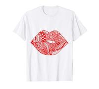 Lèvres sexy avec un style artistique Kiss Tongue Hot Lips T-Shirt