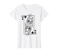 Lévrier Afghan, Reine de cœur, drôle, Amateur de Chiens tazi, Pop Art T-Shirt Graphique avec Valeur