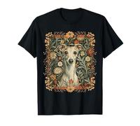 Lévrier Italien crème Faon dans Un Jardin de Cottage T-Shirt