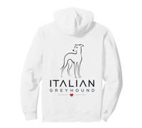 Lévrier Italien élégant et Chic Moderne Minimaliste Sweat à Capuche