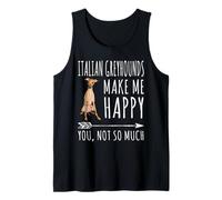 Lévrier Italien Me Rendent Heureux Débardeur