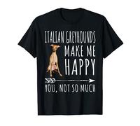 Lévrier Italien Me Rendent Heureux T-Shirt