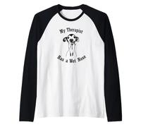 Lévrier Italien Mon thérapeute a Le Nez mouillé Manche Raglan