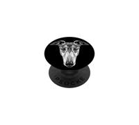 Lévriers Chères Amoureuses des Chiens Greyhound Lévriers PopSockets PopGrip Adhésif