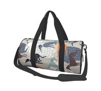 Lévriers Mignons, Sac de Voyage de Grande capacité, Sac à Main Rond, Sac de Voyage de Sport, fourre-Tout, Sac de Fitness
