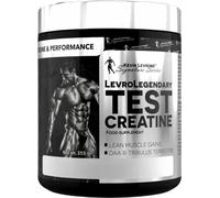 LevroLegendary Test - Complexe de créatine avec DAA & Tribulus | Mango-Lemon | 255 g de poudre pour un entraînement intensif