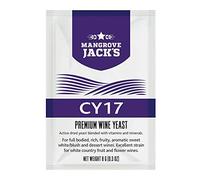Levure à vin - Mangrove Jack's CY17-8g/25L - Levure pour vinifications | utilise sur les Vins Blancs, Rosés