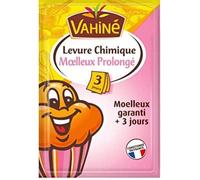 Levure chimique "moelleux prolonge" VAHINE, 48g