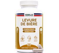 Levure de Bière Active - 280 gélules/2 mois - Pousse Cheveux - Haut dosage 1640mg Testé - Enrichi Vitamines & Minéraux - Complément Alimentaire Peau & Ongles | Laboratoire Français MIRONLAB
