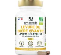 Levure de Bière Active BIO | + Sélénium | Cheveux et Ongles | 90 gélules