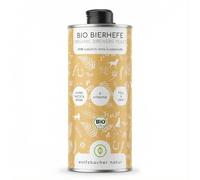 Levure de bière Bio pour Chiens et Chats | 1 Litre Liquide | 100% Bio pour Peau & Pelage, vitamines B, minéraux & Oligo-éléments, DE-ÖKO-060