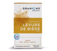 Granions Complément alimentaire Levure de bière 1500 mg + Zinc 60 gélules Fabriqué en France