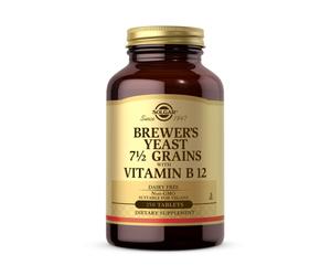 Levure de bière SOLGAR 7 1/2 Grains avec vitamine B12 (250 comprimés)