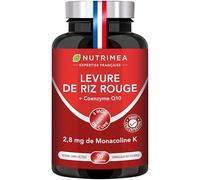 Levure de Riz Rouge | Dosée en Monacoline K | 175 mg | Avec Coenzyme Q10