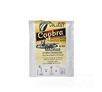 Levure de Vin Active Coobra Madras 10g, Pour 25-30L Vins Rouges Doux et Moelleux de Style Madère, Levure Sèche, Levure en Poudre