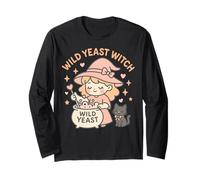 Levure Sauvage sorcière Mignon levain Halloween pâtisserie Maison boulangers Manche Longue