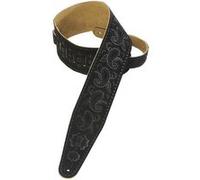 Levys 7,6 Cm, Daim Gravé, Motifs Paisley - Black Sangles et courroies