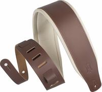 Levys "Levys Favorite Pad. Leather 3"" Br/Cr"