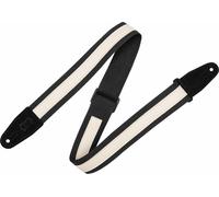 Levy's Cotton Combo Black & Cream Sangle pour guitare